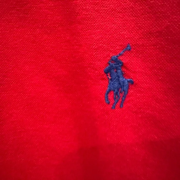 Ralph Lauren Men's Vibrant Red Button Down Shirt - Picture 3 of 5